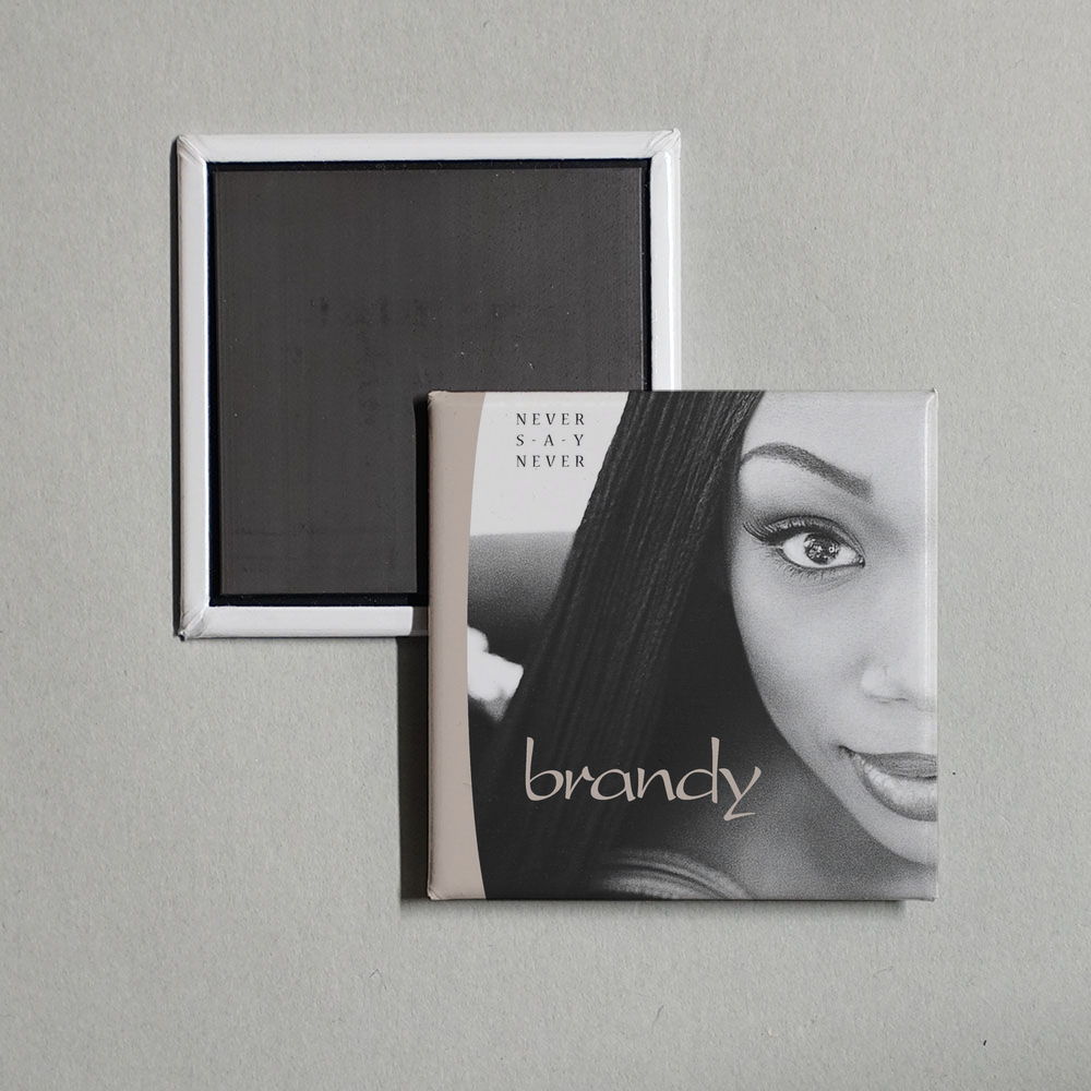 Brandy - Never Say Never Album Cover Fridge Magnet