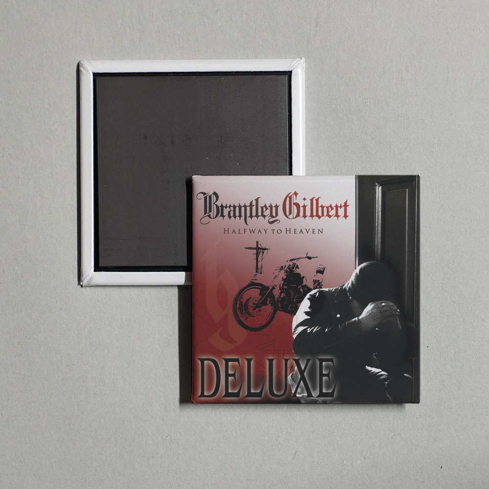 Brantley Gilbert - Halfway To Heaven (Deluxe Edition) Album Cover Fridge Magnet