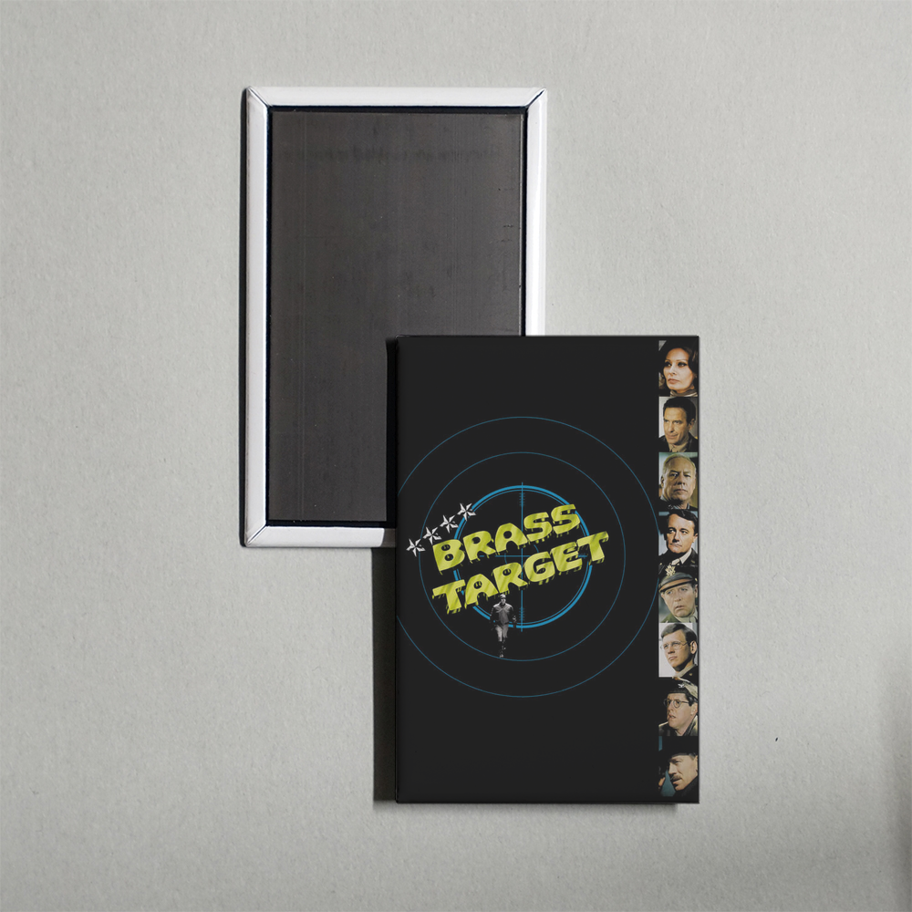Brass Target Mini Movie Fridge Magnet
