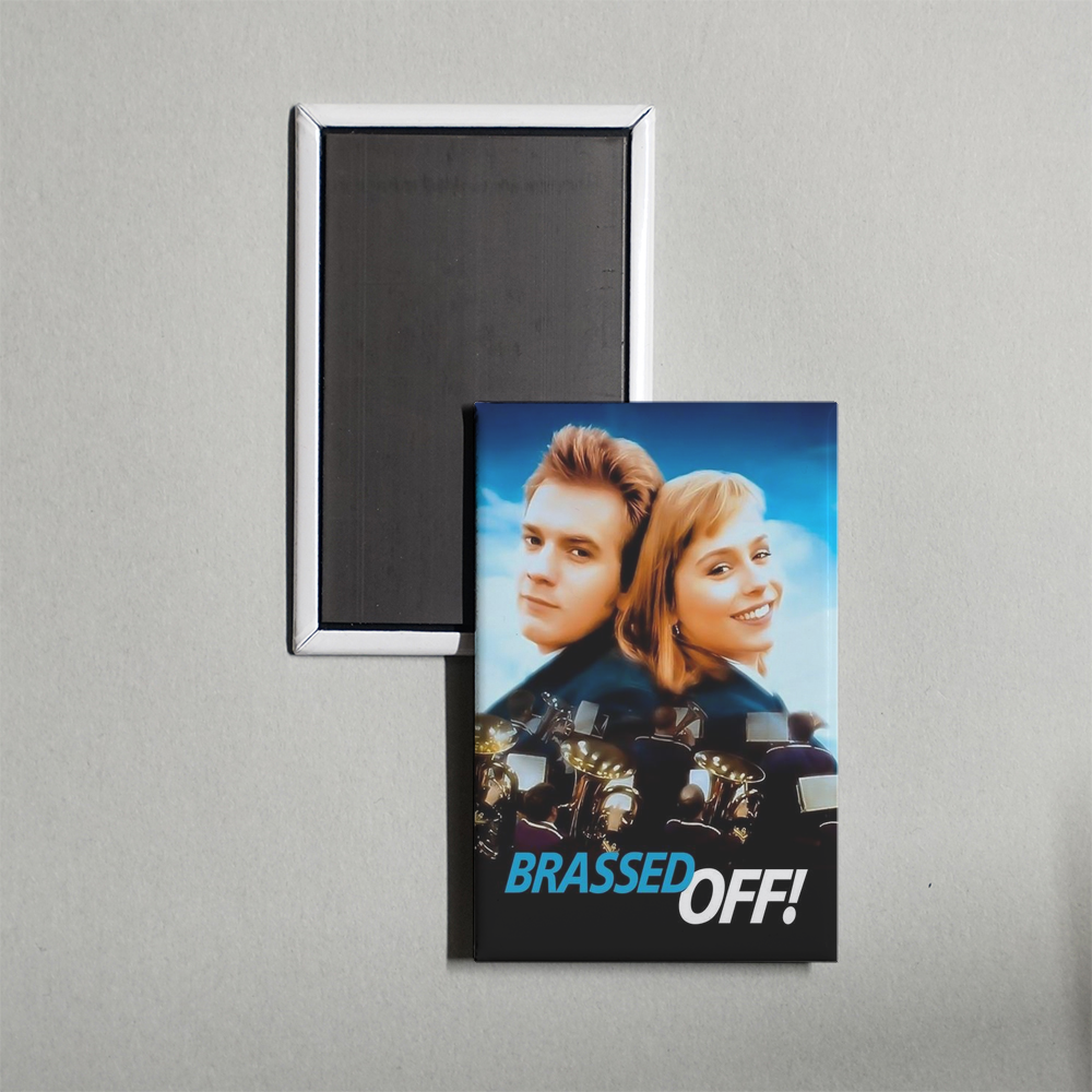 Brassed Off Mini Movie Fridge Magnet