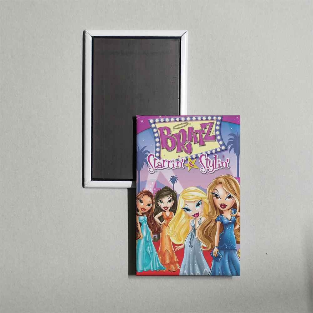 Bratz the Video Starrin' & Stylin' Mini Movie Fridge Magnet
