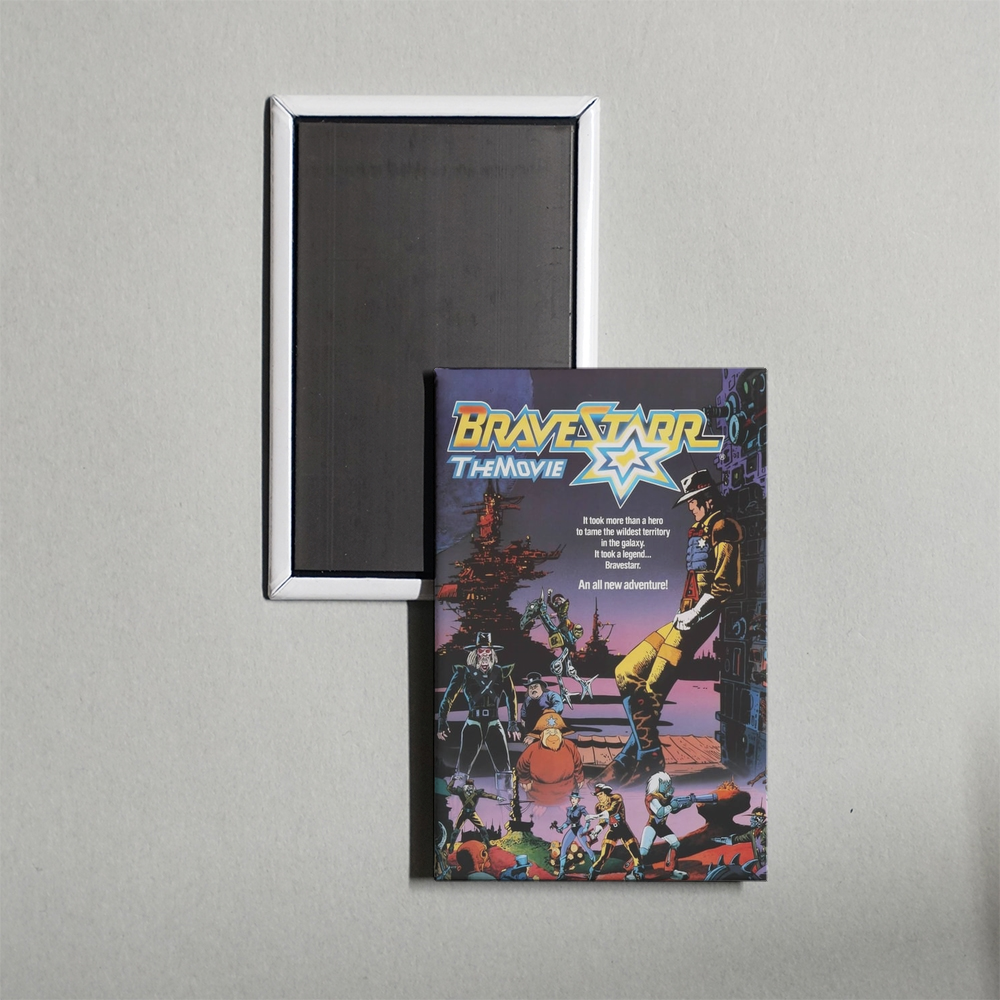BraveStarr The Legend Mini Movie Fridge Magnet