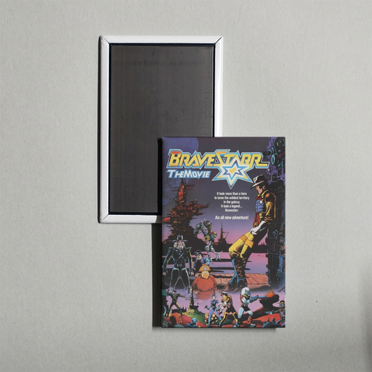 BraveStarr The Legend Mini Movie Fridge Magnet