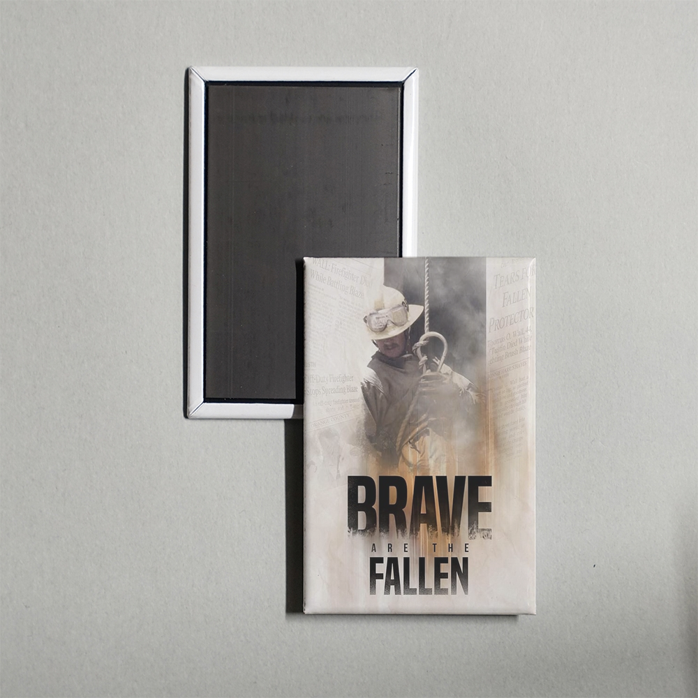 Brave are the Fallen Mini Movie Fridge Magnet