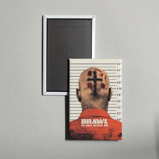 Brawl in Cell Block 99 Mini Movie Fridge Magnet