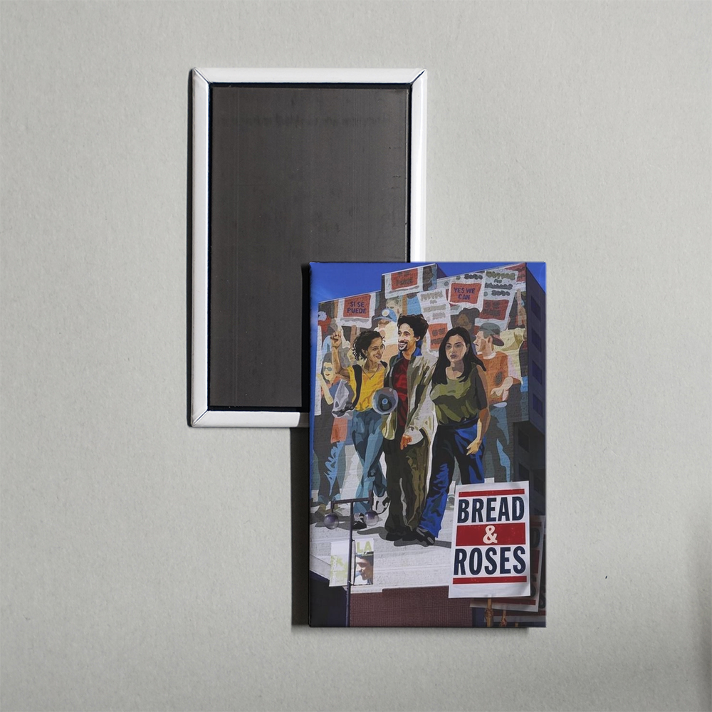Bread and Roses Mini Movie Fridge Magnet