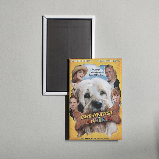 Breakfast with Einstein Mini Movie Fridge Magnet