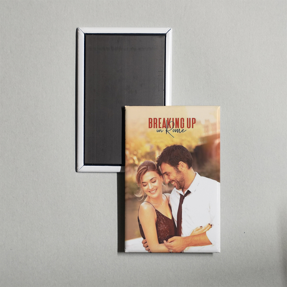 Breaking Up in Rome Mini Movie Fridge Magnet