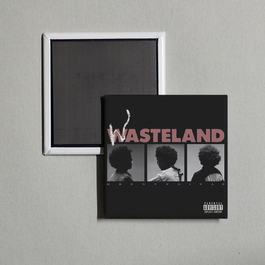 Brent Faiyaz - WASTELAND Album Cover Fridge Magnet