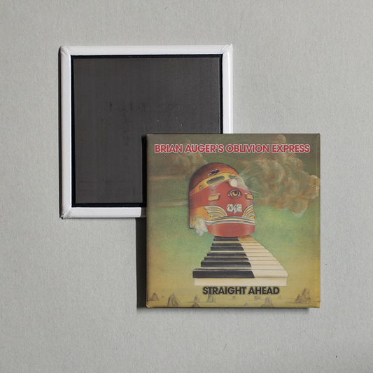 Brian Auger's Oblivion Express - Straight Ahead Album Cover Fridge Magnet