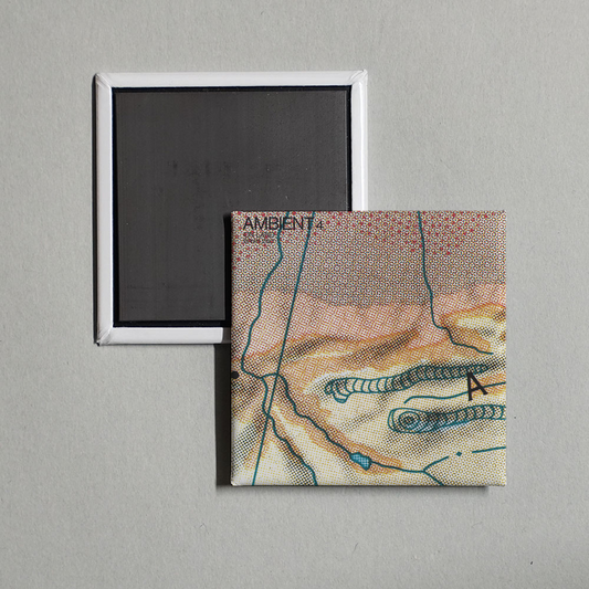 Brian Eno - Ambient 4 On Land (Remastered 2004) Album Cover Fridge Magnet