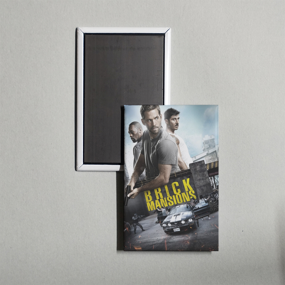 Brick Mansions Mini Movie Fridge Magnet