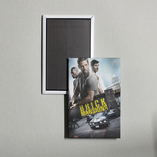 Brick Mansions Mini Movie Fridge Magnet