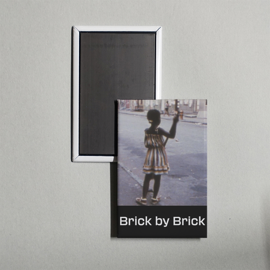 Brick by Brick Mini Movie Fridge Magnet