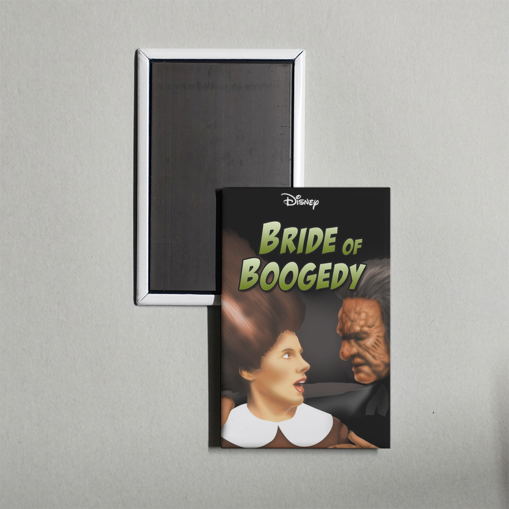 Bride of Boogedy Mini Movie Fridge Magnet