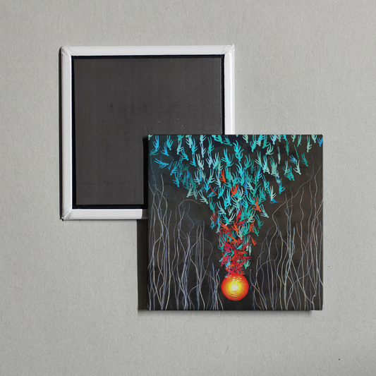 Bright Eyes - Down in the Weeds, Where the World Once Was Album Cover Fridge Magnet