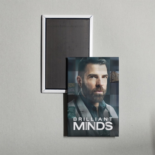 Brilliant Minds TV Show Fridge Magnet