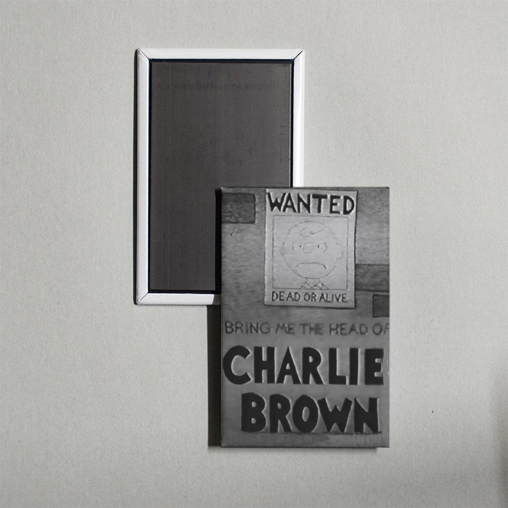 Bring Me the Head of Charlie Brown Mini Movie Fridge Magnet