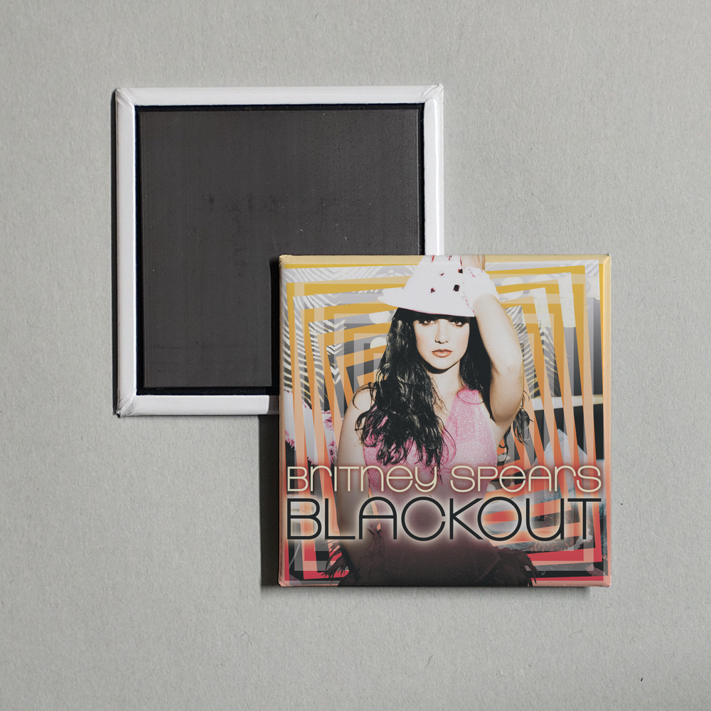 Britney Spears - Blackout Album Cover Fridge Magnet