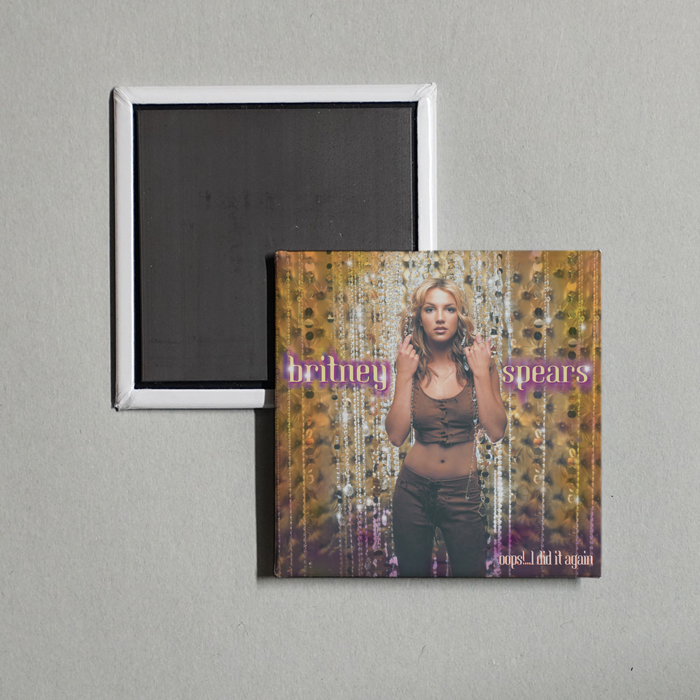 Britney Spears - Oops!... I Did It Again Album Cover Fridge Magnet
