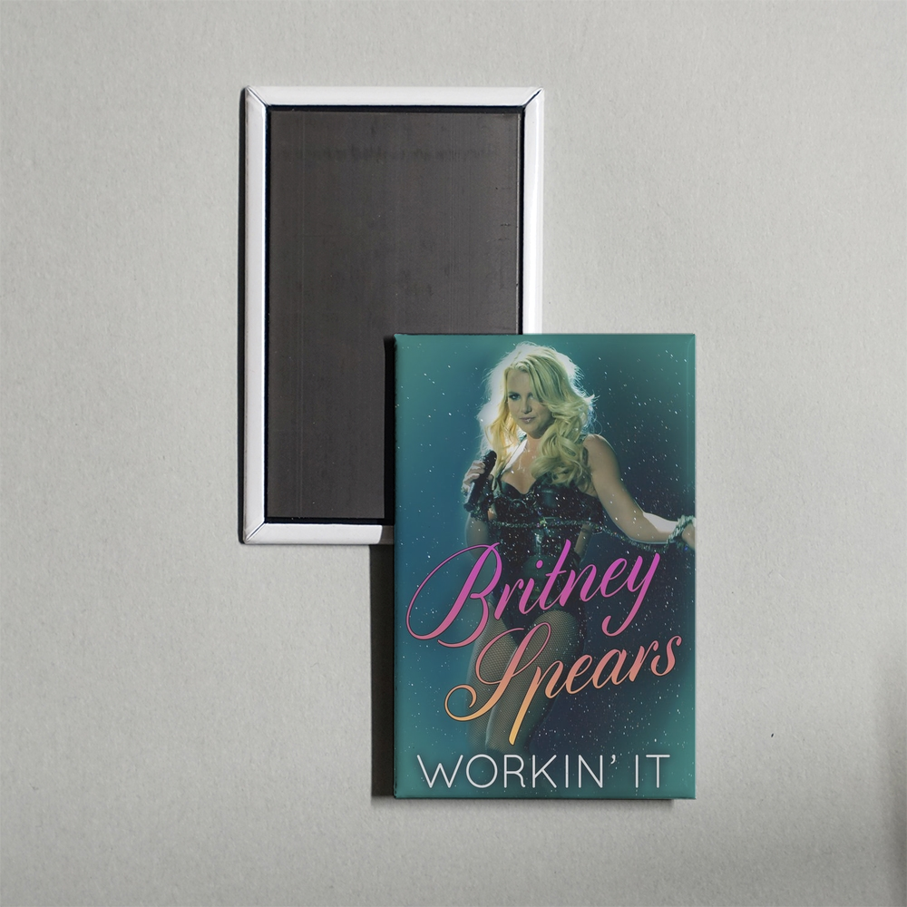 Britney Spears Workin' It Mini Movie Fridge Magnet