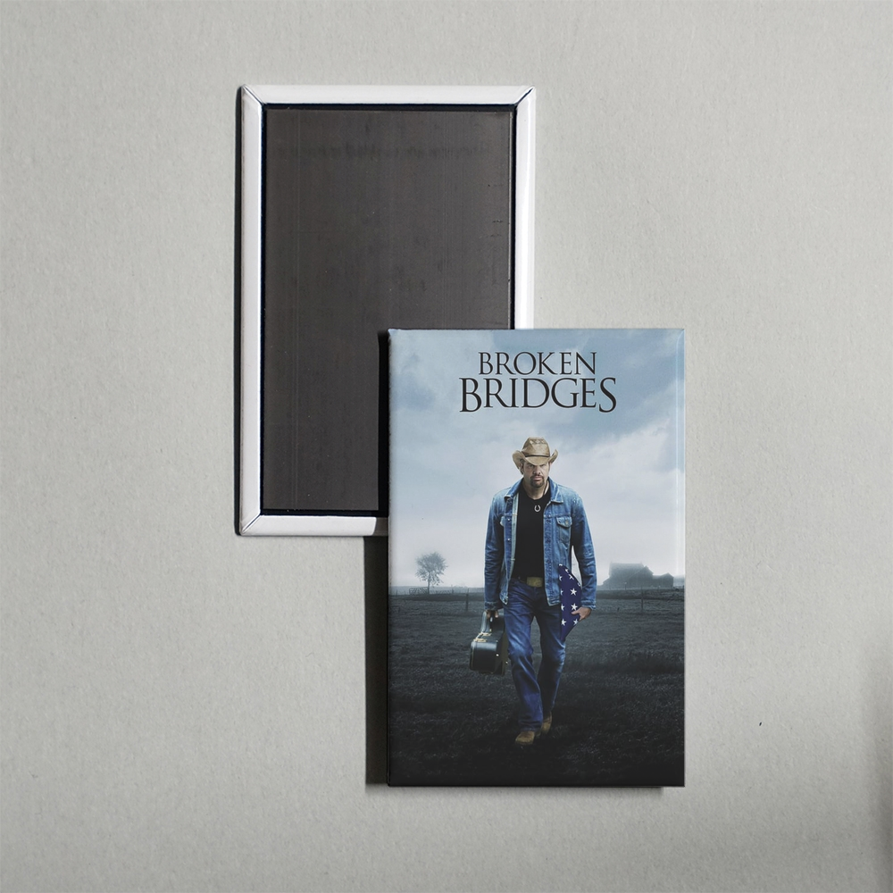 Broken Bridges Mini Movie Fridge Magnet