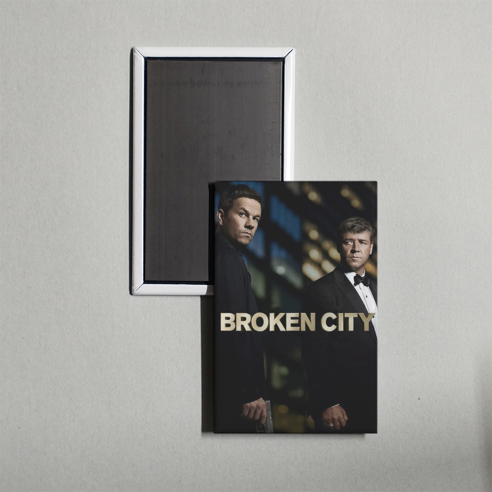 Broken City Mini Movie Fridge Magnet