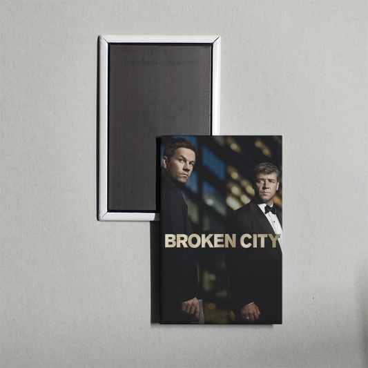 Broken City Mini Movie Fridge Magnet