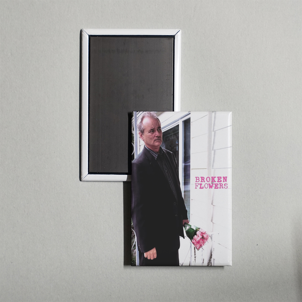 Broken Flowers Mini Movie Fridge Magnet