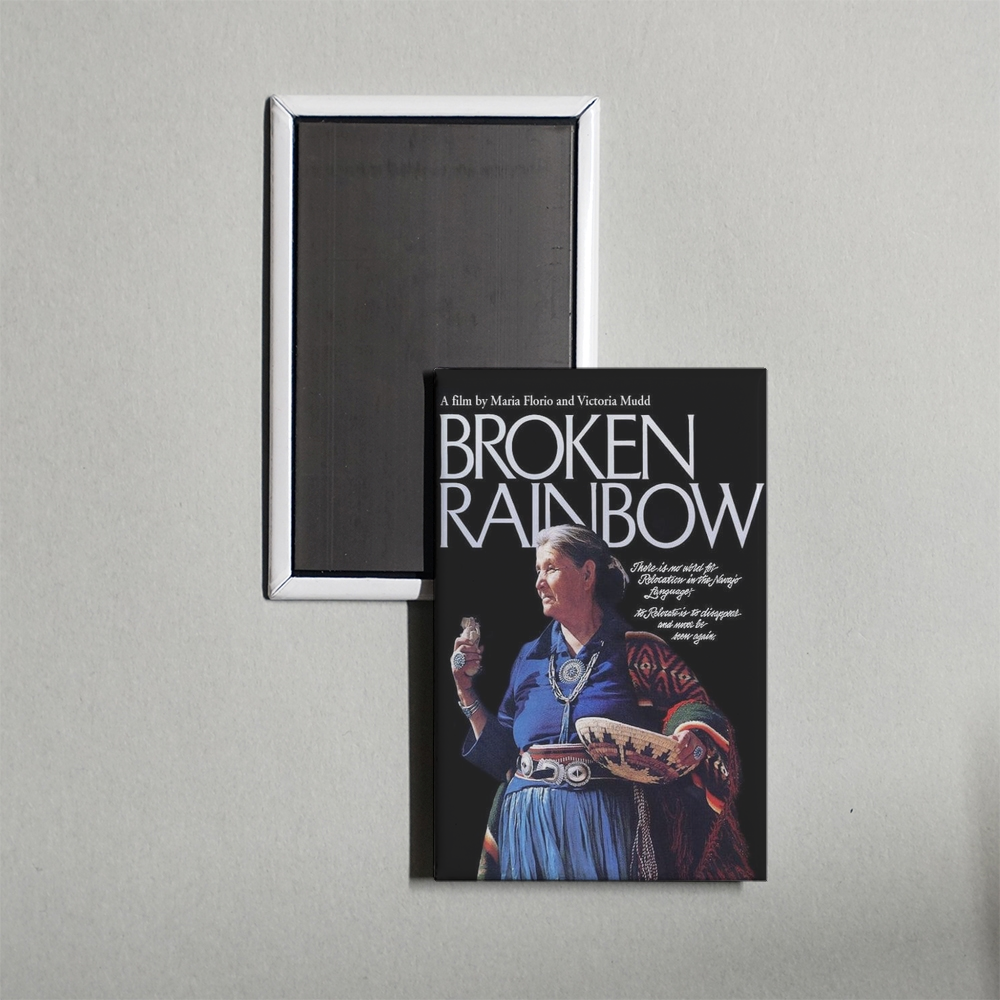Broken Rainbow Mini Movie Fridge Magnet