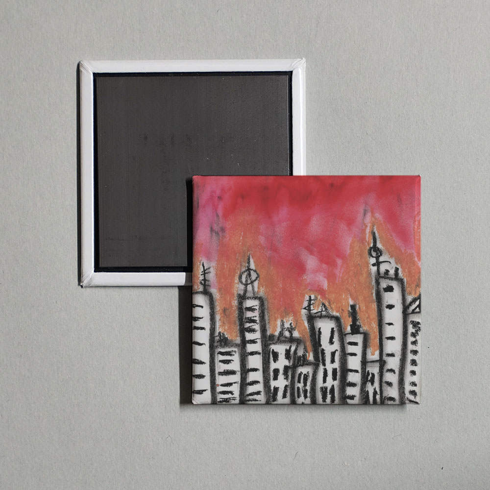 Broken Social Scene - Broken Social Scene Album Cover Fridge Magnet