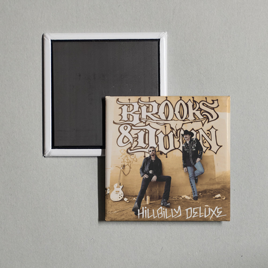 Brooks & Dunn - Hillbilly Deluxe Album Cover Fridge Magnet