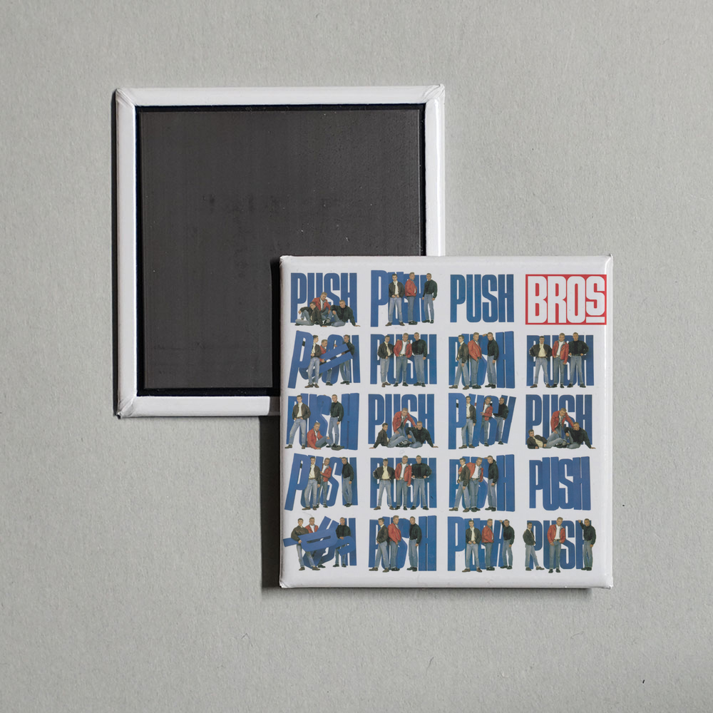 Bros - Push (Deluxe Edition) Album Cover Fridge Magnet