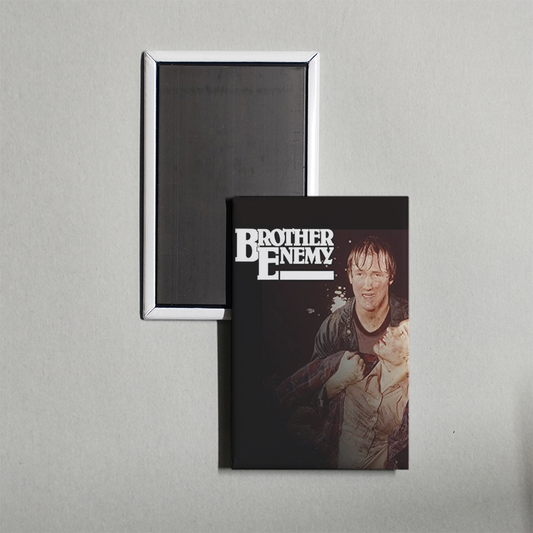 Brother Enemy Mini Movie Fridge Magnet