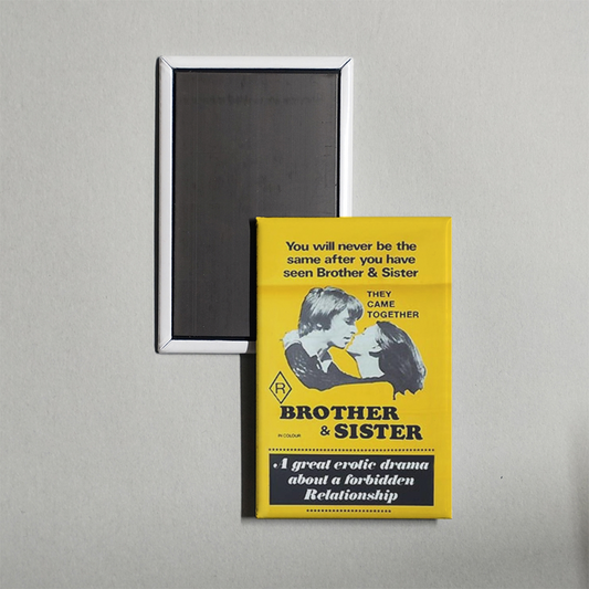 Brother and Sister Mini Movie Fridge Magnet
