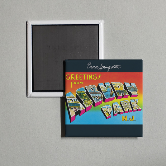 Bruce Springsteen - Greetings from Asbury Park, N.J. Album Cover Fridge Magnet