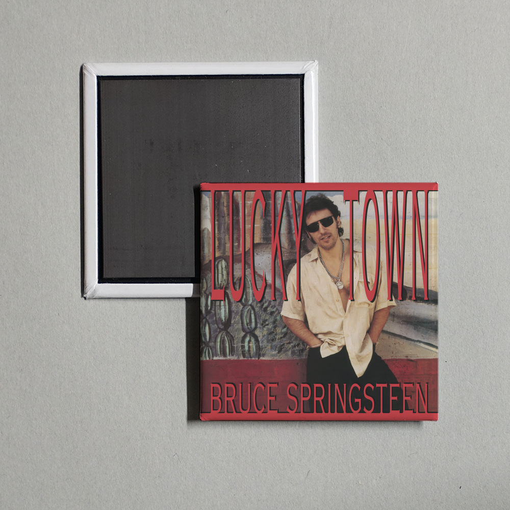 Bruce Springsteen - Lucky Town Album Cover Fridge Magnet