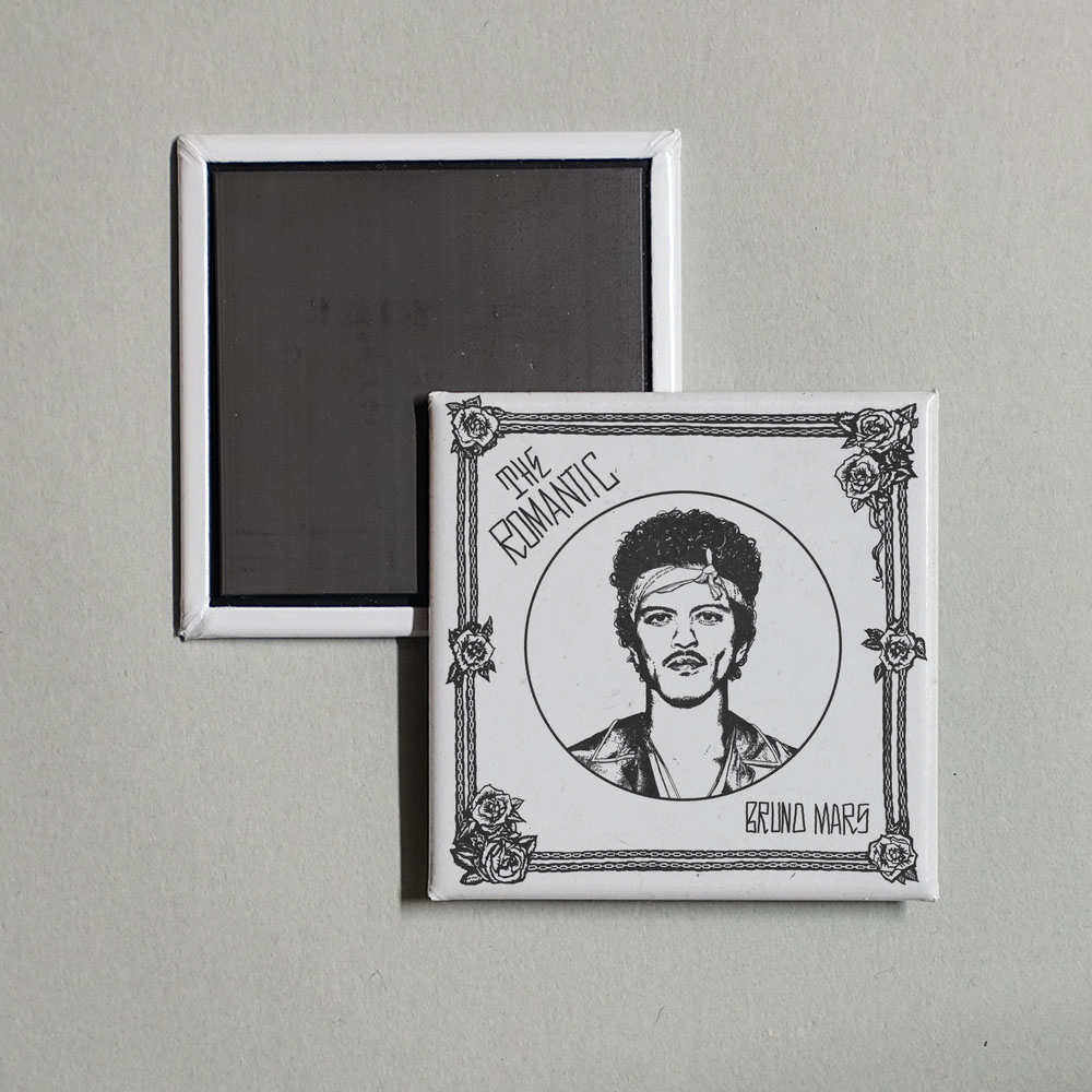 Bruno Mars - The Romantic Album Cover Fridge Magnet