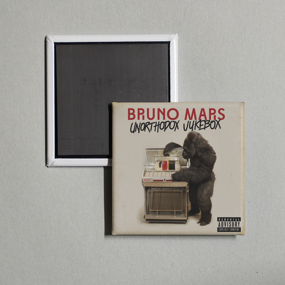 Bruno Mars - Unorthodox Jukebox Album Cover Fridge Magnet