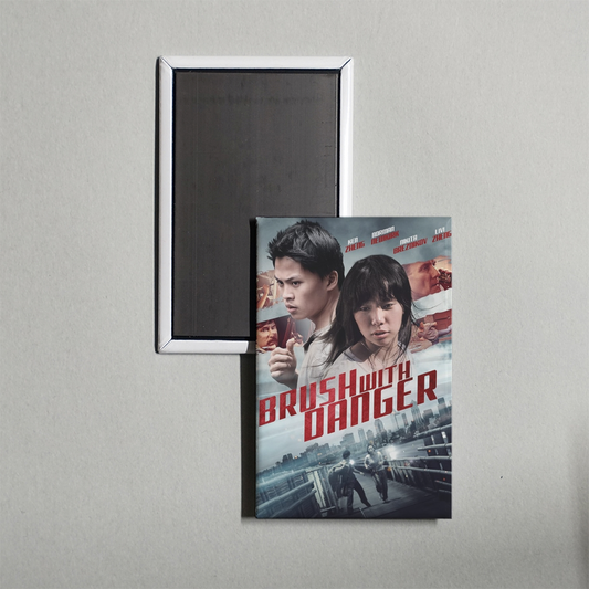 Brush with Danger Mini Movie Fridge Magnet