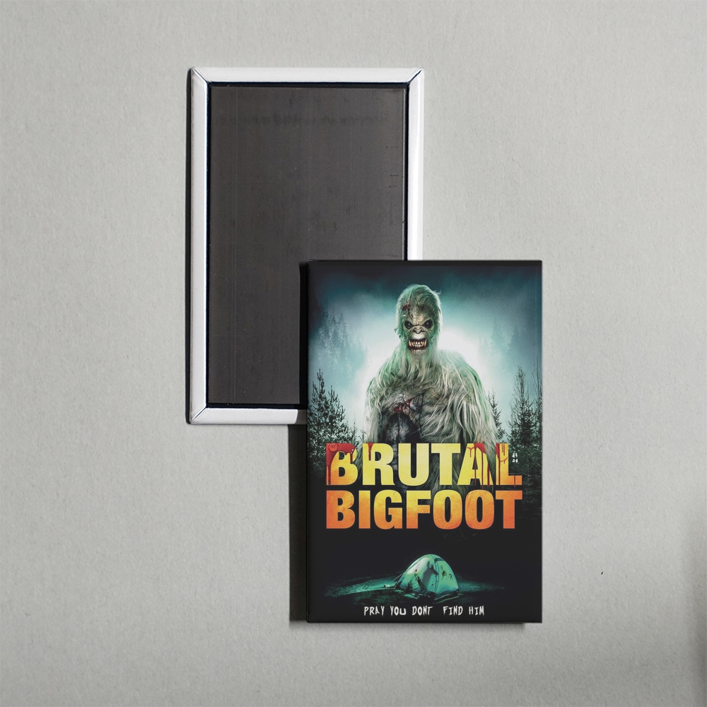 Brutal Bigfoot Mini Movie Fridge Magnet