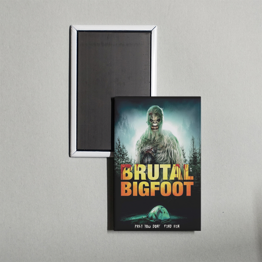 Brutal Bigfoot Mini Movie Fridge Magnet