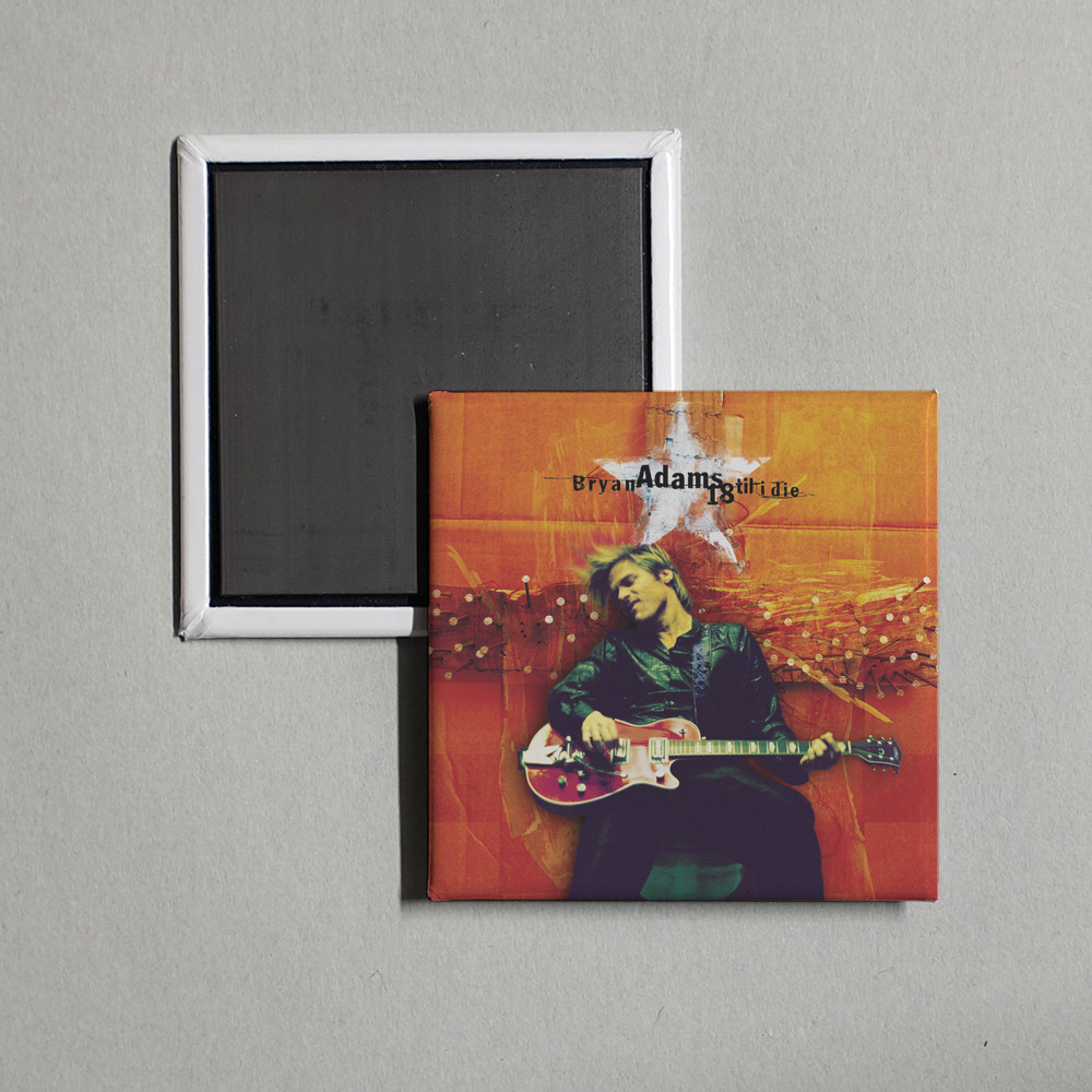 Bryan Adams - 18 Til I Die Album Cover Fridge Magnet