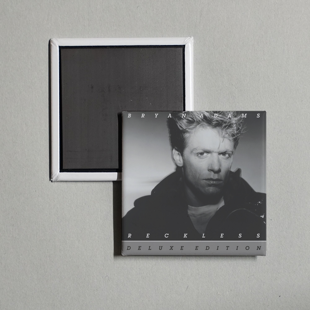 Bryan Adams - Reckless (30th Anniversary  Deluxe Edition) Album Cover Fridge Magnet