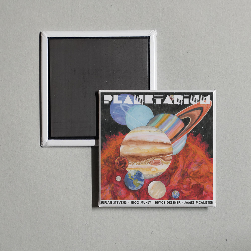 Bryce Dessner - Planetarium Album Cover Fridge Magnet
