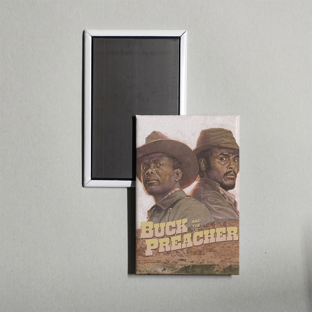 Buck and the Preacher Mini Movie Fridge Magnet