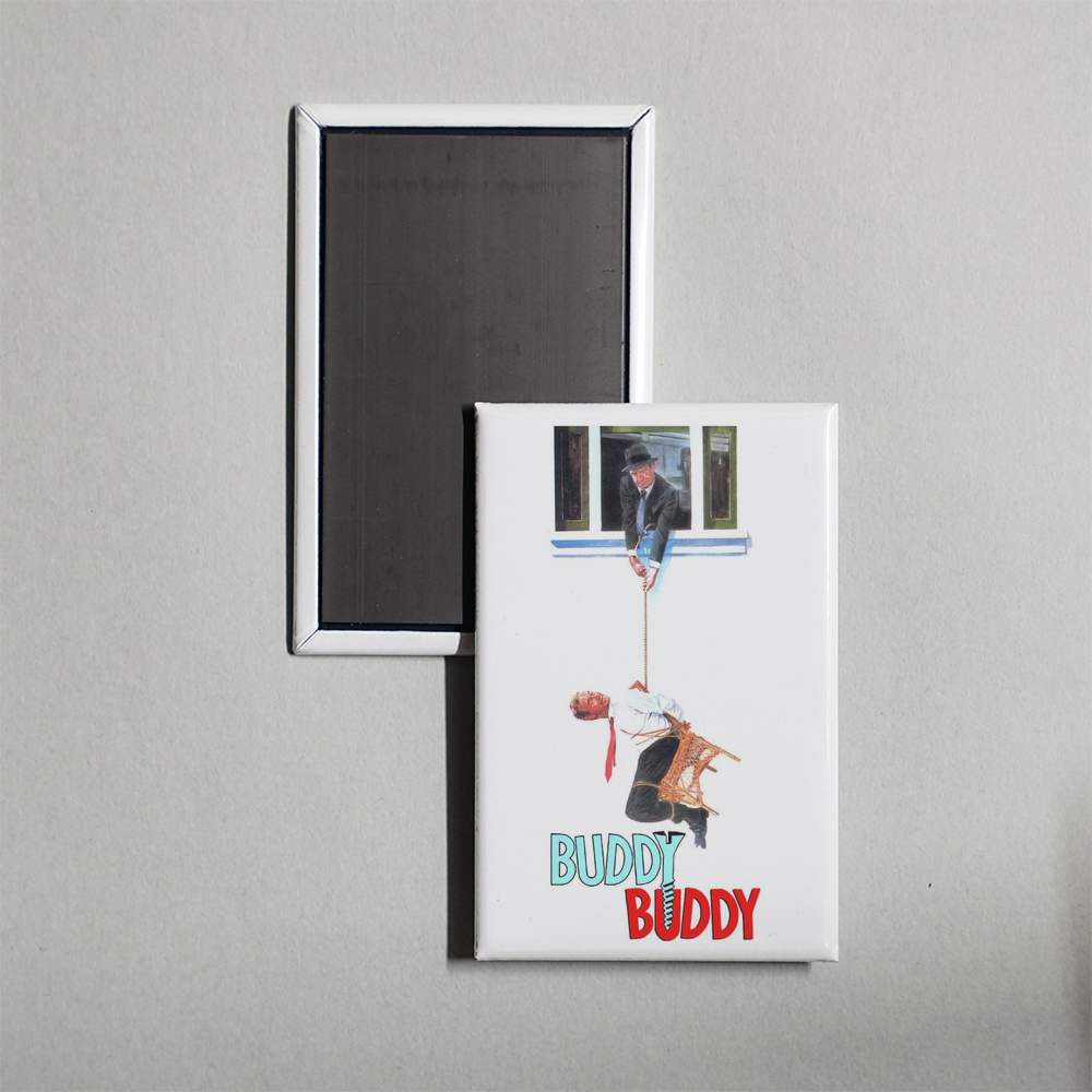 Buddy Buddy Mini Movie Fridge Magnet