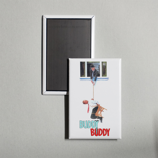 Buddy Buddy Mini Movie Fridge Magnet