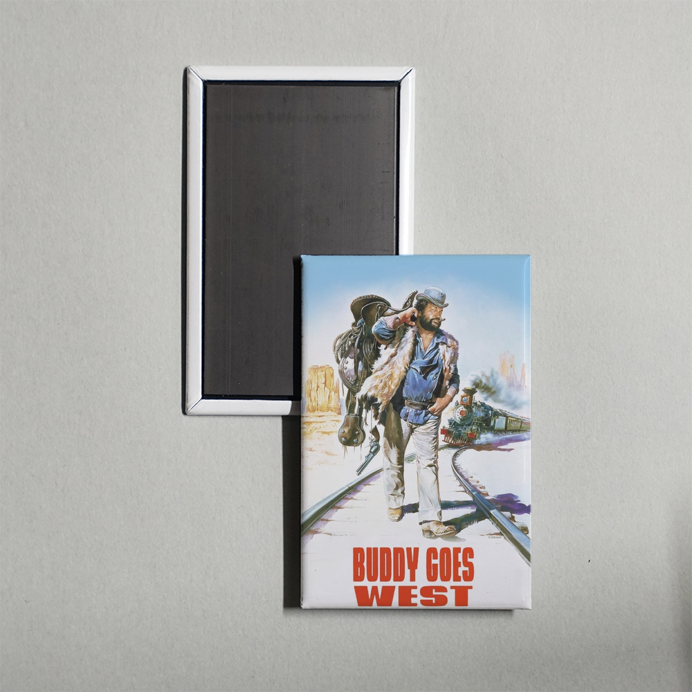 Buddy Goes West Mini Movie Fridge Magnet