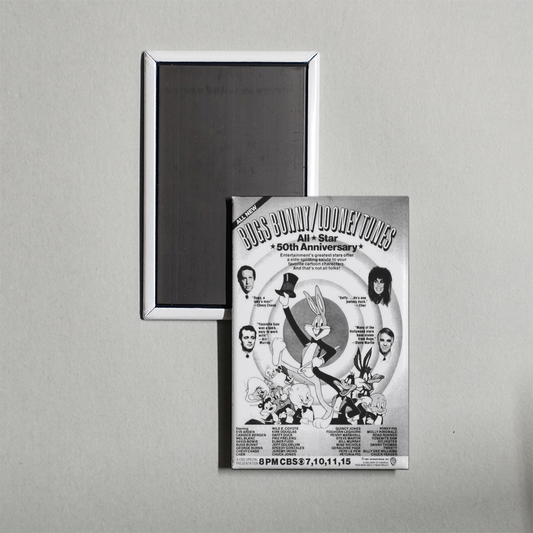 Bugs BunnyLooney Tunes All-Star 50th Anniversary Mini Movie Fridge Magnet